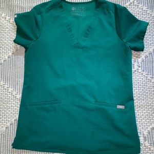 Figs Hunter Green scrubs